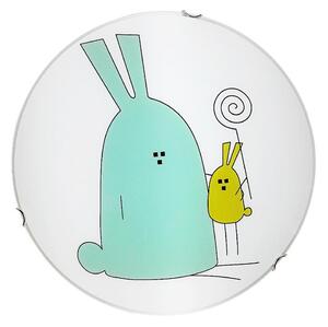 Rabalux 71279 - Lampă de tavan pentru copii FLAPPY 2xE27/60W/230V