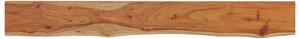 Raft perete 180x20x3,8cm dreptunghiular lemn acacia margine vie