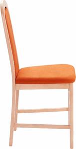 Set 2 scaune Apollon 1 fag-portocaliu 44/49/94 cm
