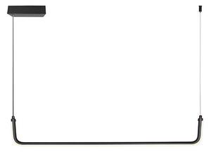 Lustră LED pe cablu LED/12W/230V 4000K negru
