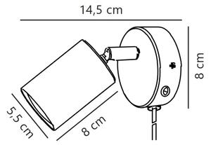 Spot de perete Nordlux EXPLORE 1xGU10/7W/230V alb