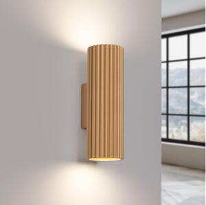 Brilagi - Lampă LED de perete CRESTO, 2xGU10/10W/230V, 20 cm, aurie