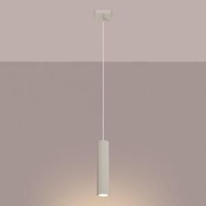 Brilagi - Lustră LED suspendată pe cablu CRESTO 1xGU10/10W/230V crem