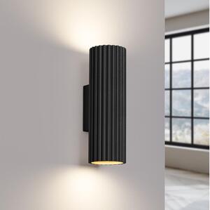 Brilagi - Aplică LED de perete CRESTO, 2x GU10/10W/230V, 20 cm, negru