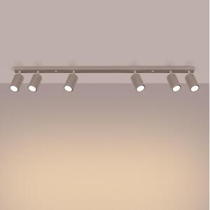 Brilagi - Plafonieră cu 6 spoturi LED CRESTO, GU10, 10W, 230V, taupe