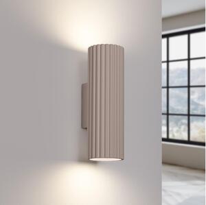 Brilagi - Aplica de perete LED CRESTO, 2x GU10/10W/230V, 20 cm, taupe