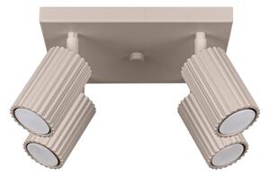 Brilagi - Spot LED de tavan CRESTO 4x GU10/10W/230V taupe