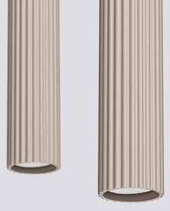 Brilagi - Candelabru LED suspendat pe cablu CRESTO 2xGU10/10W/230V taupe