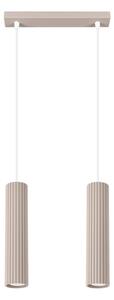 Brilagi - Candelabru LED suspendat pe cablu CRESTO 2xGU10/10W/230V taupe