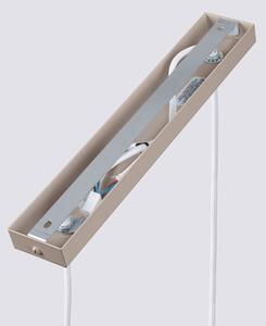 Brilagi - Candelabru LED suspendat pe cablu CRESTO 2xGU10/10W/230V taupe