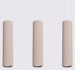 Brilagi - Lustră LED pe cablu CRESTO, 3x GU10 / 10W / 230V, taupe