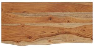Raft perete 40x20x2,5 cm dreptunghiular lemn acacia margine vie