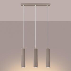 Brilagi - Lustră LED pe cablu CRESTO, 3x GU10 / 10W / 230V, taupe
