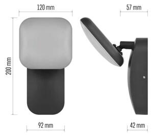 Aplică LED de exterior NIKA LED/12,5W/230V IP44