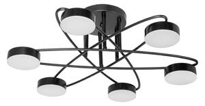 Lustră LED aplicată 6xLED/7W/230V negru