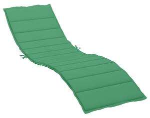 Pernă de șezlong, verde, 200x60x3 cm, textil oxford