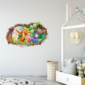 Autocolant de perete "Ursulețul Winnie Puh" 50x70 cm
