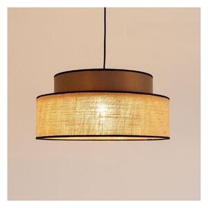 Lustră pe cablu BOHO 1xE27/60W/230V maro/bej