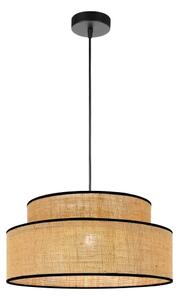 Lustră pe cablu BOHO 1xE27/60W/230V bej