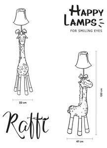 Lampadar LED pentru copii Happy Lamps RAFFI LED/5,4W/230V girafă