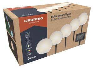 SET 5x lampă LED RGBW solară Grundig LED/3,2V IP44
