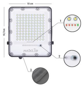Proiector LED solar LED/50W/3,2V 4500K IP65 + telecomandă