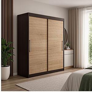 Dressing Alex, 160x60x200cm, Wenge-Sonoma, Pal 18 mm