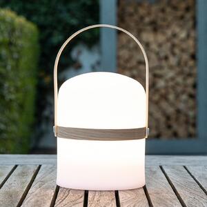 Lucide Lampă de masă portabilă cu LED-uri Joe pentru interior și exterior, reglabil, Alb, Plastic, Modern