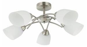 Lustră aplicată DONNA 5xE27/60W/230V nichel
