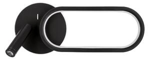LED Aplica MONET 13W + 2W, 230V, 3000/4000/6000K, negru