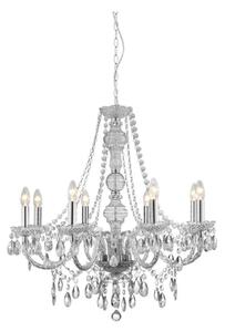 Lustră pe lanț MARIE THERESE 8xE14/40W/230V Searchlight 8888-8CL