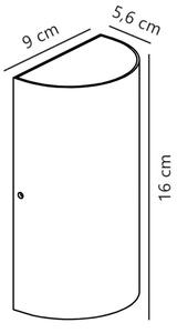 Aplică LED de exterior Nordlux ROLD LED/10,5W/230V IP54 crem