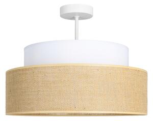 Lustră aplicată BOHO 1xE27/60W/230V alb/bej