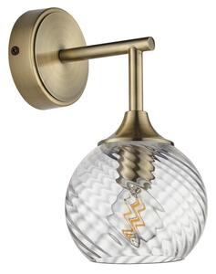 Aplică Endon 103173 ALLEGRA 1xE14/7W/230V alamă/transparent