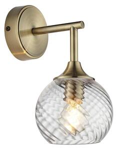 Aplică Endon 103173 ALLEGRA 1xE14/7W/230V alamă/transparent