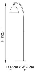 Lampadar Endon 77862 HANSEN 1xE27/40W/230V cupru