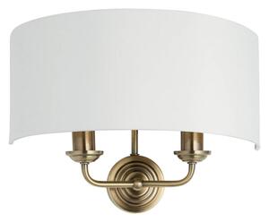 Aplică Endon 98937 HIGHCLERE 2xE14/40W/230V alb/alamă