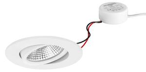 BRUMBERG BB23 încastrat IP65 RC driver rotund alb, reglabil, Alb, Baie, Aluminiu, Corpuri de iluminat încastrate rotunde