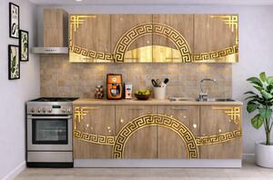 Bucatarie Verona 200 cm Sonoma Ornament Gold