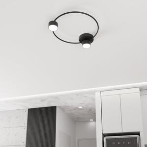 Plafonieră LUCIO 2xGX53/12W/230V negru