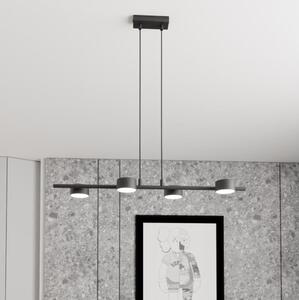 Lustră pe cablu SORA 4xGX53/12W/230V negru