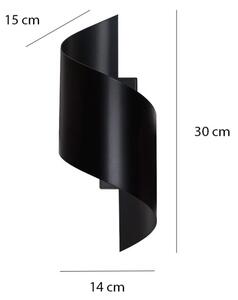 Aplică SPINER 1xG9/8W/230V negru