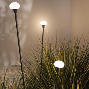 Karman LED-Lampă cu țeapă MINUIT, înălțime 160 cm, negru, IP65, Negru, Aluminiu, Design