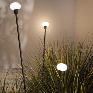 Karman Lampa cu țeapă LED MINUIT, înălțime 105 cm, negru, IP65, Negru, Aluminiu, Design