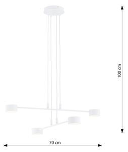 Lustră pe cablu MODUS 4xGX53/10W/230V alb