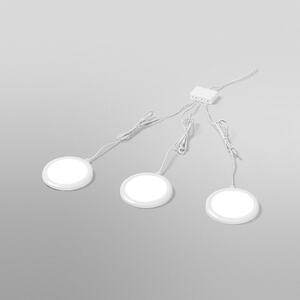 OSRAM SMART+ WiFi UNDERCABINET ROUND, alb, Ø 8 cm, set de 3 bucăți, reglabil, Alb, Bucătărie, Aluminiu, Modern