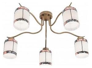 Lustră aplicată Redo 02-888 DEKOR 5xE27/42W/230V d. 52,3 cm bronz