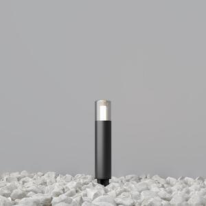 Maytoni Lampă cu țeapă GLIDE, grafit, înălțime 37 cm, IP54, G9, Negru, Aluminiu, Modern