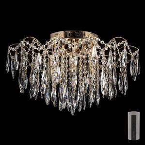 LED Plafonier cristal 6xE27/60W/230V + 6xLED/3W