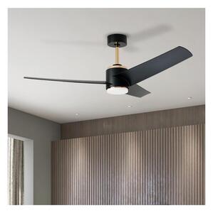 Ventilator LED dimabil de tavan Immax NEO 07280L BEAUTY 18W/230V negru Wi-Fi Tuya + telecomandă
